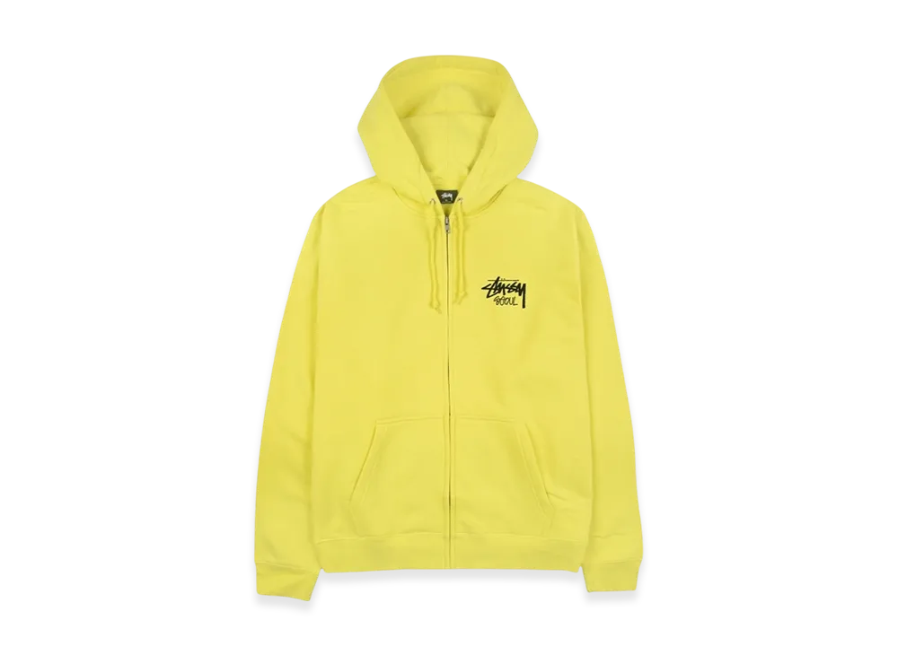 Stussy Stock Seoul Zip Hood "Lemon"