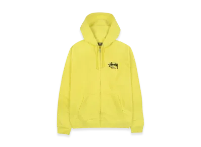 Stussy Stock Seoul Zip Hood "Lemon"