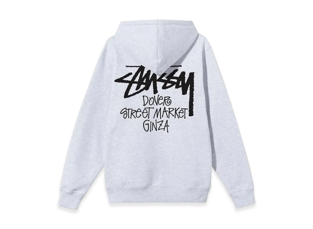 Stussy Stock DSM Ginza Zip Hoodie 2023 "Ash Heather"