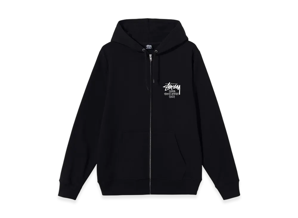Stussy Stock DSM Ginza Zip Hoodie 2023 "Black"