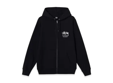 Stussy Stock DSM Los Angeles Zip Hoodie 2021 "Black"