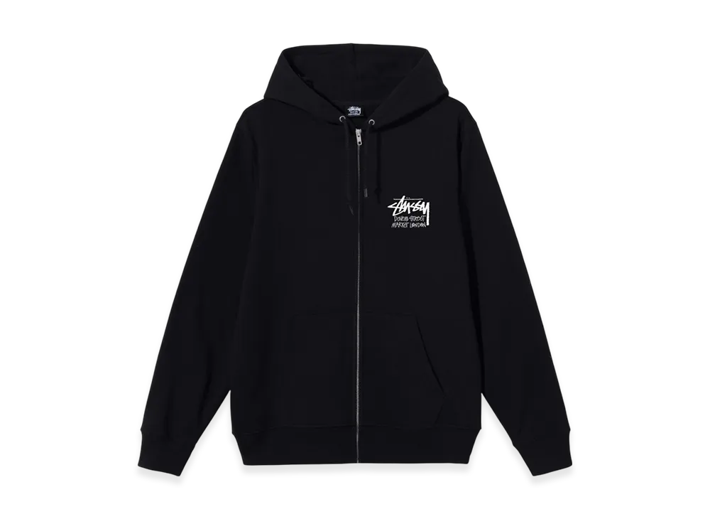 Stussy Stock DSM London Zip Hoodie 2021 "Black"