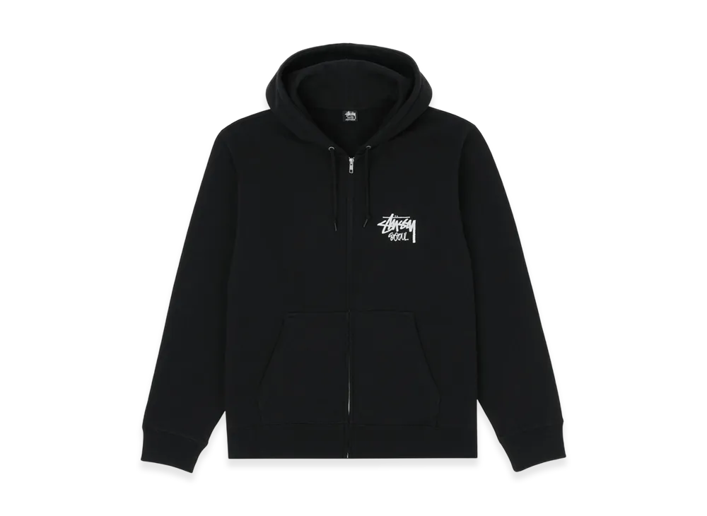 Stussy Stock Seoul Zip Hood 2021 "Black"