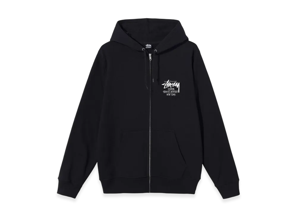Stussy Stock DSM New York Zip Hoodie 2021 "Black"