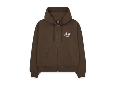 Stussy Stock Seoul Zip Hood 2022 "Coffee"