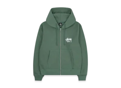 Stussy Stock Seoul Zip Hoodie 2022 "Green"