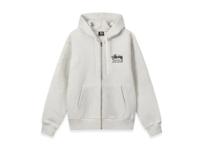 Stussy Stock DSM London Zip Hoodie 2022 "Ash Heather"