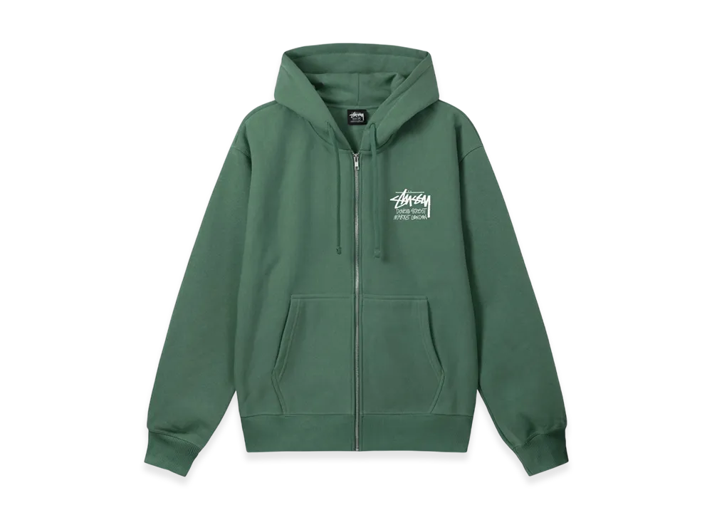Stussy Stock DSM London Zip Hoodie 2022 "Green"