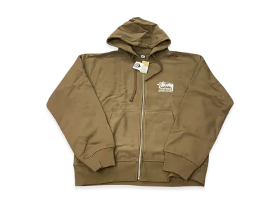 Stussy Stock DSM London Zip Hoodie 2022 "Coffee"