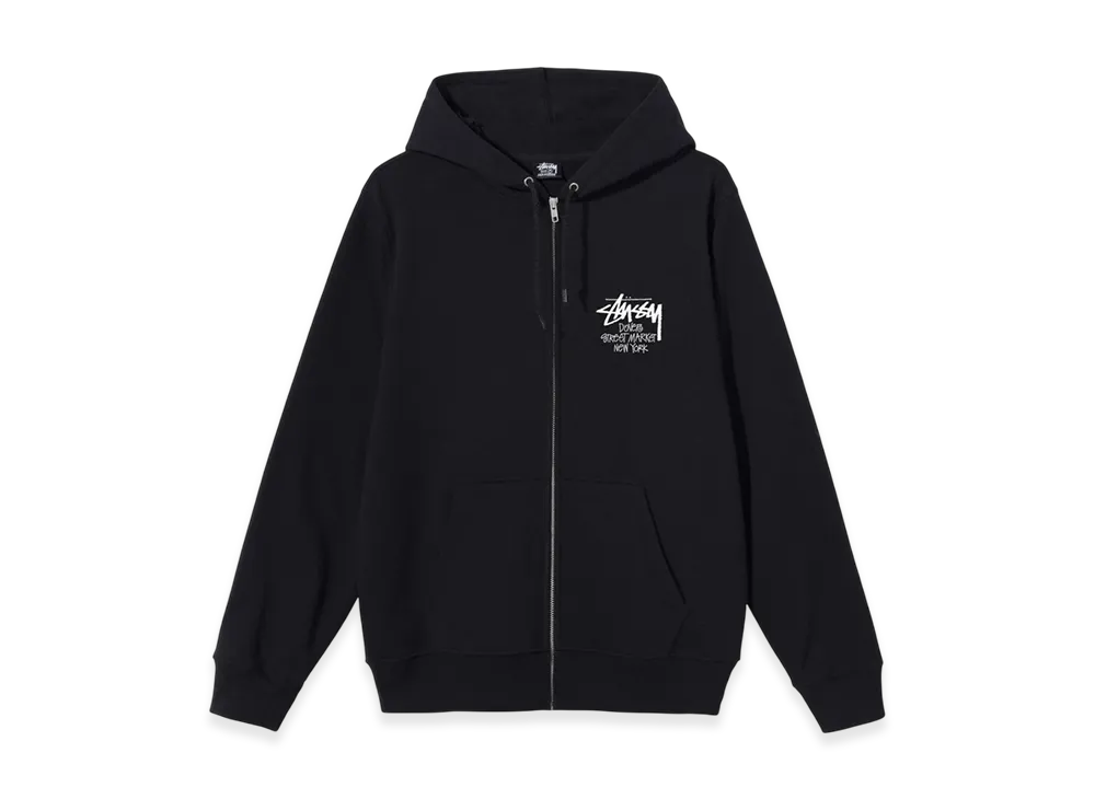 Stussy Stock DSM New York Zip Hoodie 2022 "Black"