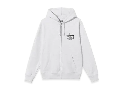Stussy Stock DSM New York Zip Hoodie 2022 "Ash Heather"