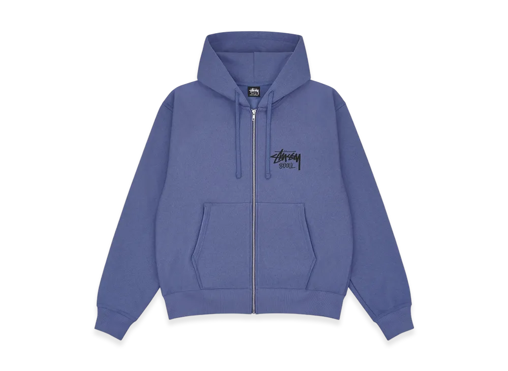 Stussy Stock Seoul Zip Hood 2023 "Storm"