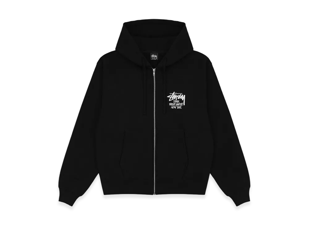 Stussy Stock DSM New York Zip Hoodie "Black"