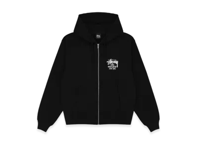 Stussy Stock DSM New York Zip Hoodie "Black"