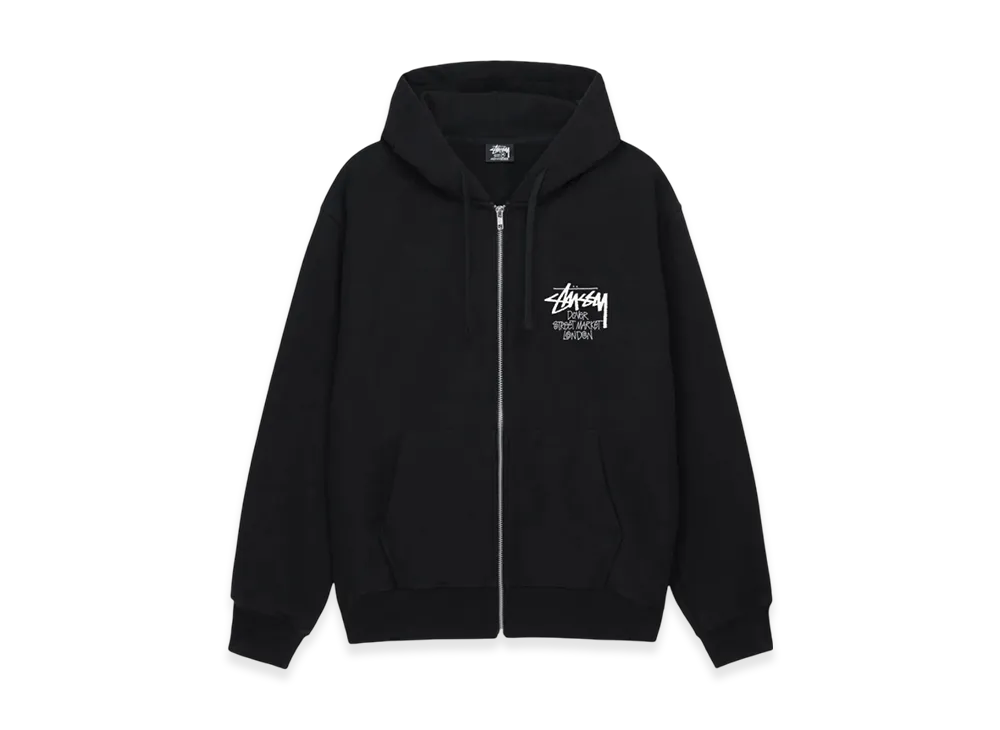 Stussy Stock DSM London Zip Hoodie 2024 "Black"