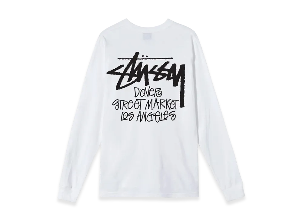 Stussy Stock DSM Los Angeles LS Tee 2021 "White"