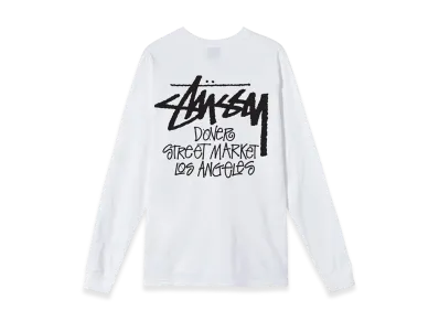 Stussy Stock DSM Los Angeles LS Tee 2021 "White"