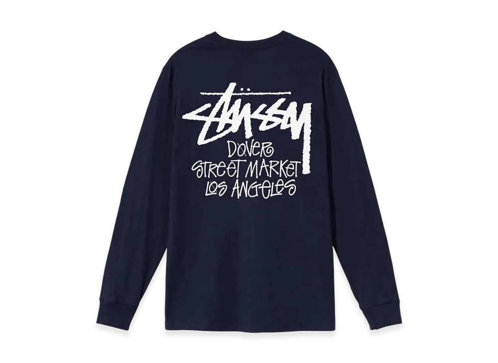 Stussy Stock DSM Los Angeles LS Tee 2021 "Navy"