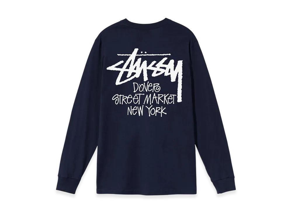 Stussy Stock DSM New York LS Tee 2021 "Navy"