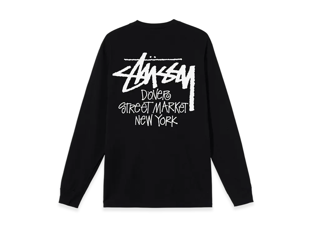 Stussy Stock DSM New York LS Tee "Black"
