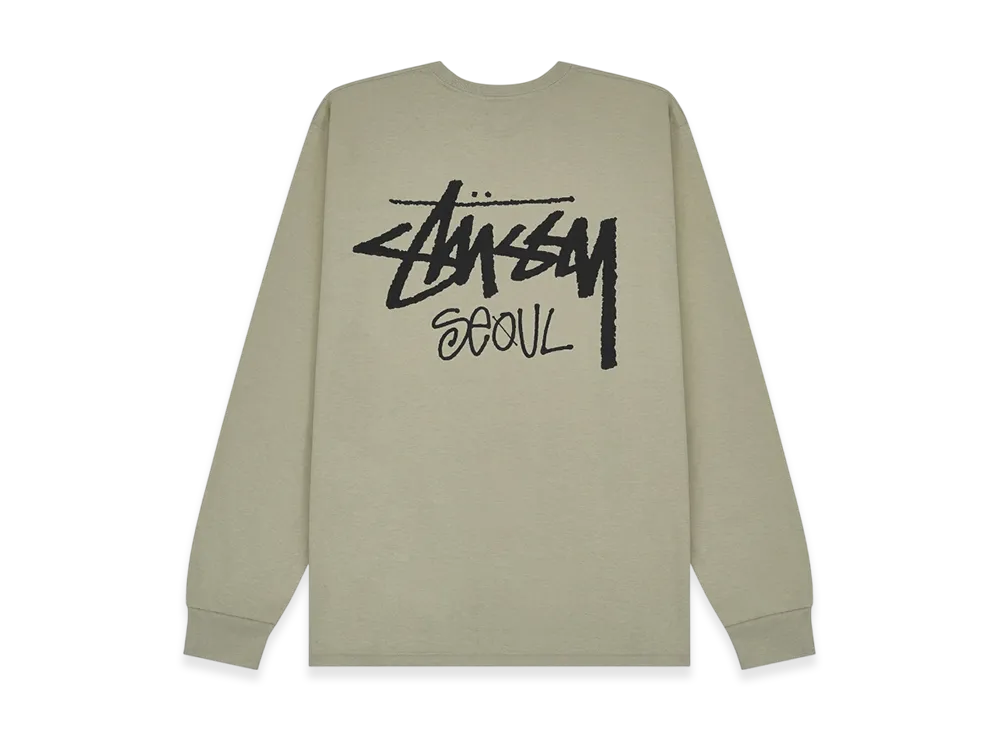 Stussy Stock Seoul LS Tee 2023 "Khaki"