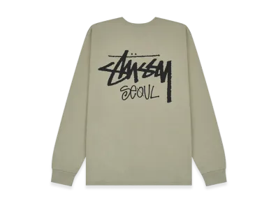 Stussy Stock Seoul LS Tee 2023 "Khaki"