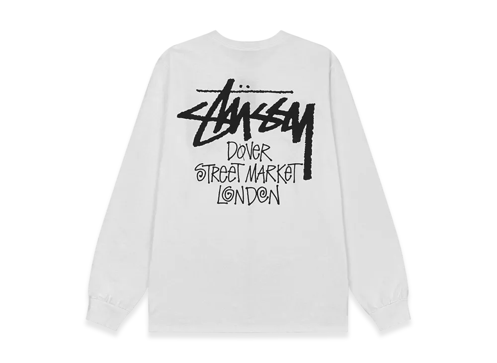 Stussy Stock DSM London LS Tee 2023 "White"