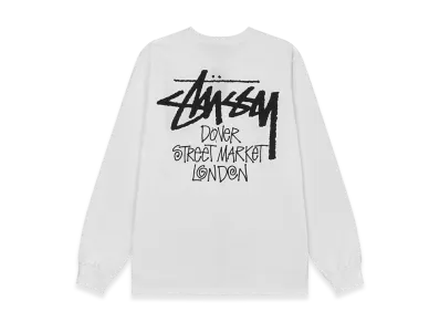 Stussy Stock DSM London LS Tee 2023 "White"