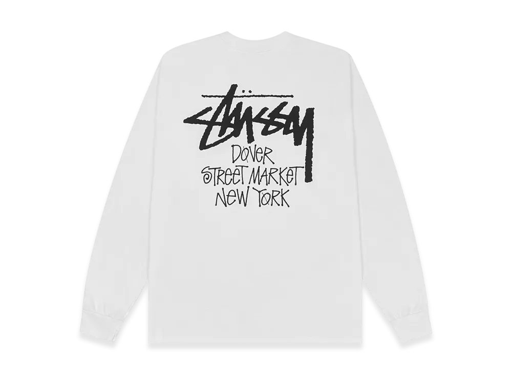 Stussy Stock DSM New York LS Tee 2023 "White"