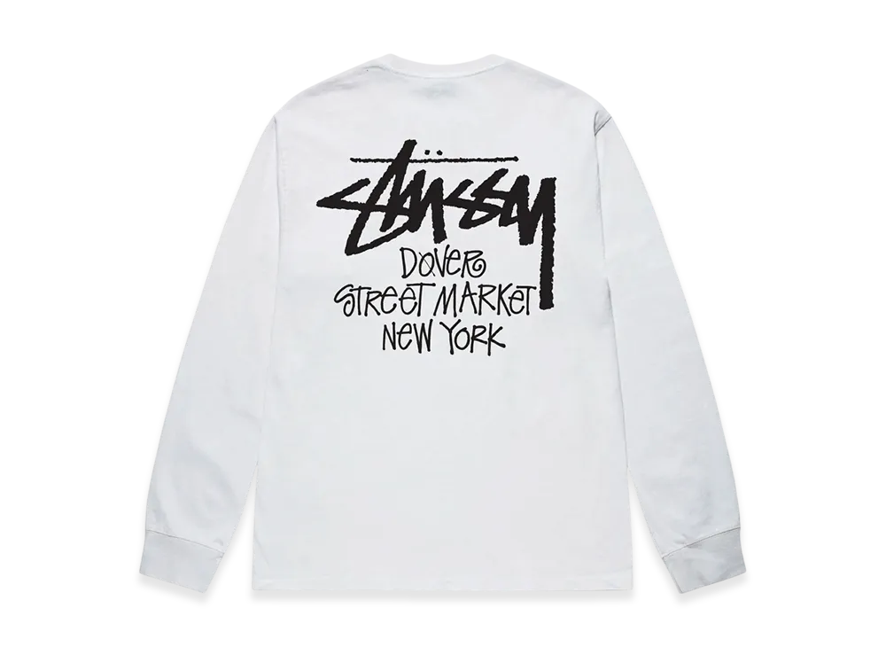 Stussy DSM New York Long Sleeve Tee "White"