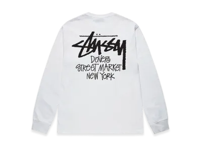 Stussy DSM New York Long Sleeve Tee "White"