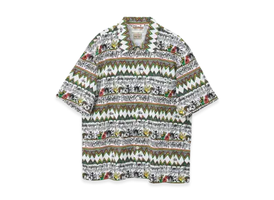 Stussy x Our Legacy Box Shirt Short Sleeve "Tom Tom Positive Vibration"