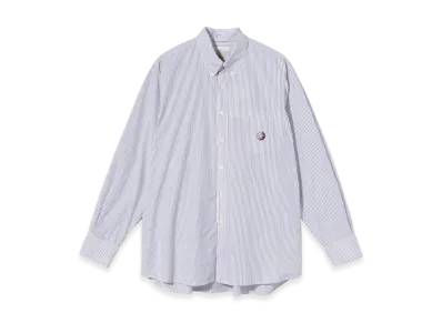 Stussy x Our Legacy Borrowed BD Shirt "Wine Multi Stripe"