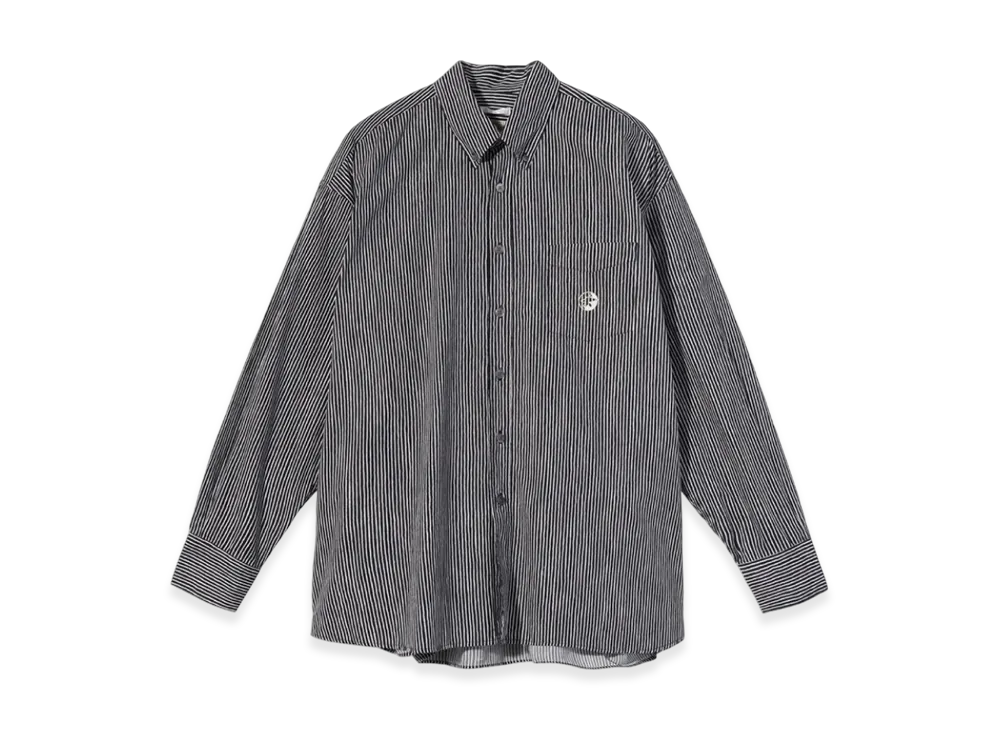 Stussy x Our Legacy Borrowed BD Shirt "Black/White"