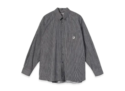 Stussy x Our Legacy Borrowed BD Shirt "Black/White"