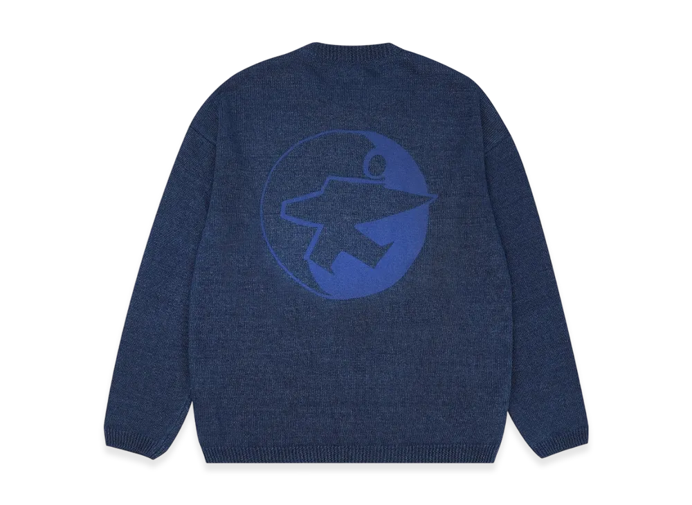 Stussy x Our Legacy Work Shop Sonar Roundneck "Navy Linen"