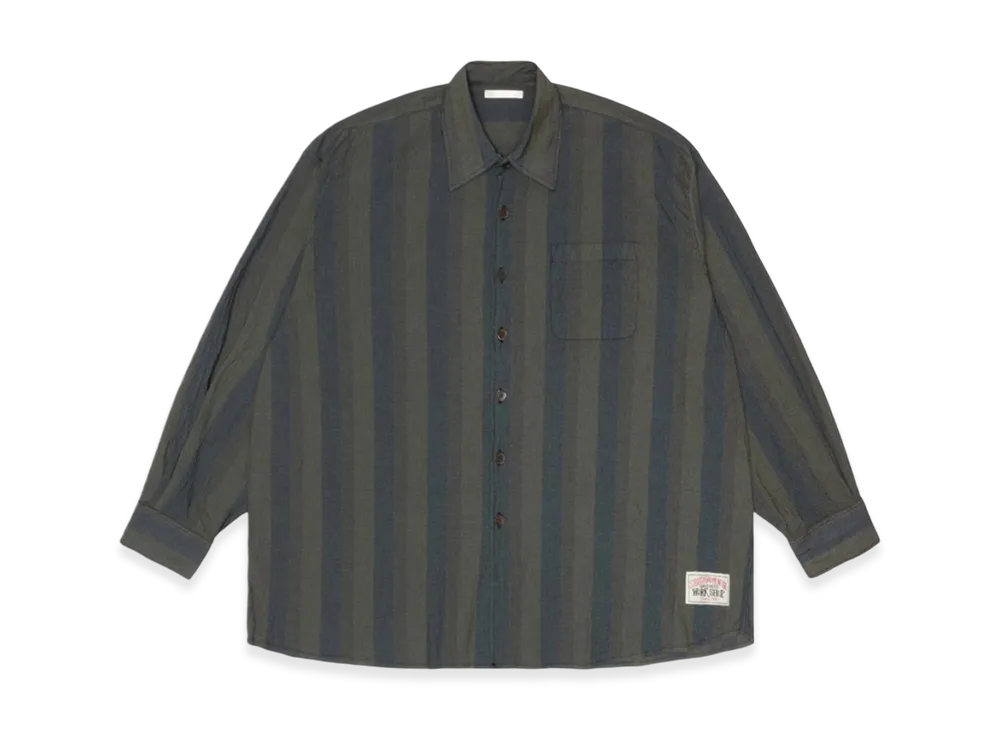 Stussy x Our Legacy Work Shop Borrowed Shirt Overdyed "Multi Stripe"