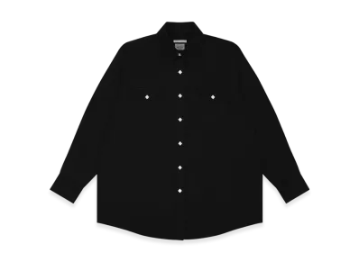 Stussy x Our Legacy Work Shop Ranch Shirt "Black High Twist Twill"