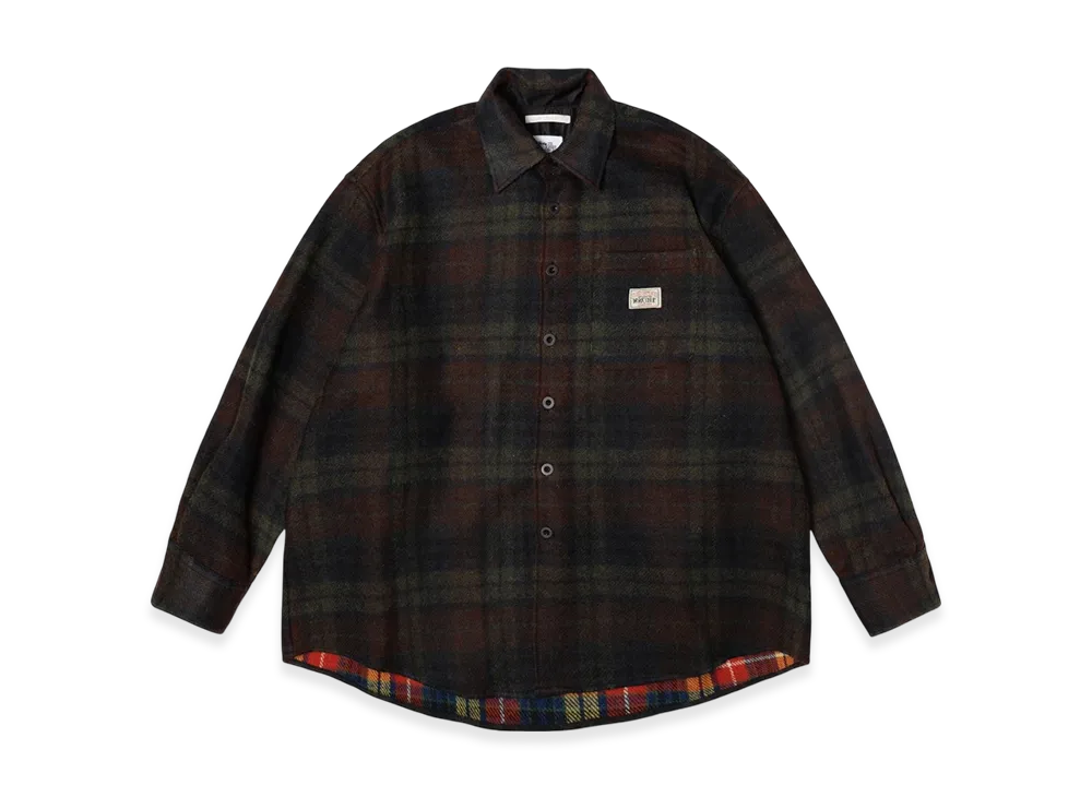 Stussy x Our Legacy Work Shop Borrowed Shirt "Coated Plaid"