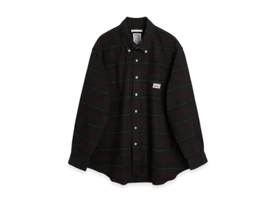 Stussy x Our Legacy Work Shop Check Shirt "Overdyed Black Check"