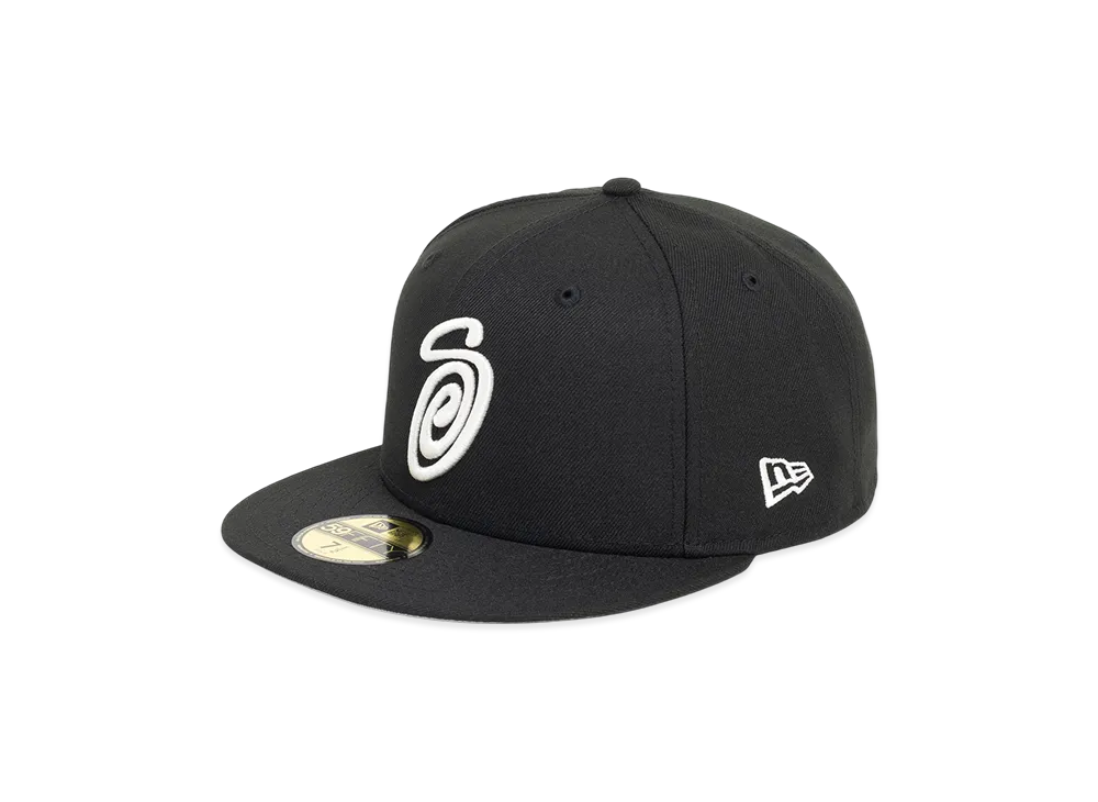 Stussy x NEW ERA 59Fifty Curly S 