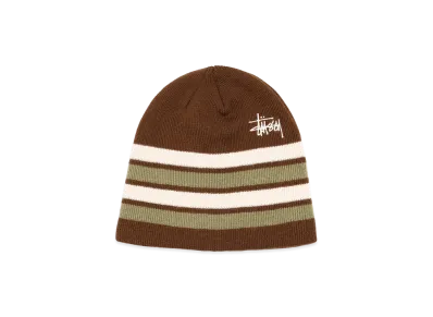 Stussy Basic Stripe Skullcap "Brown"