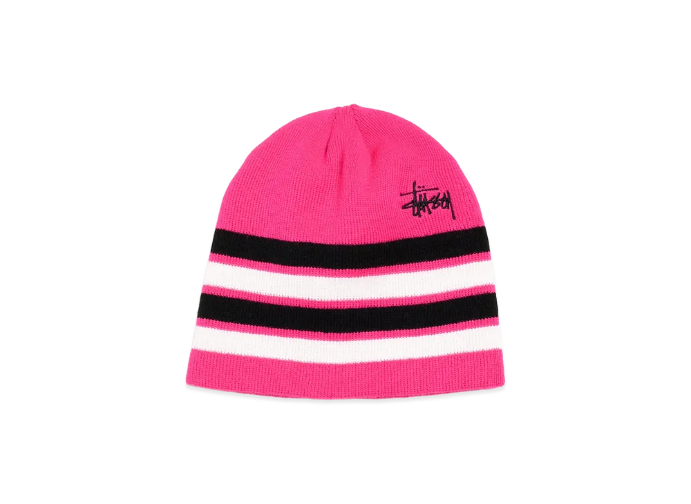 Stussy Basic Stripe Skullcap "Dragonfruit"