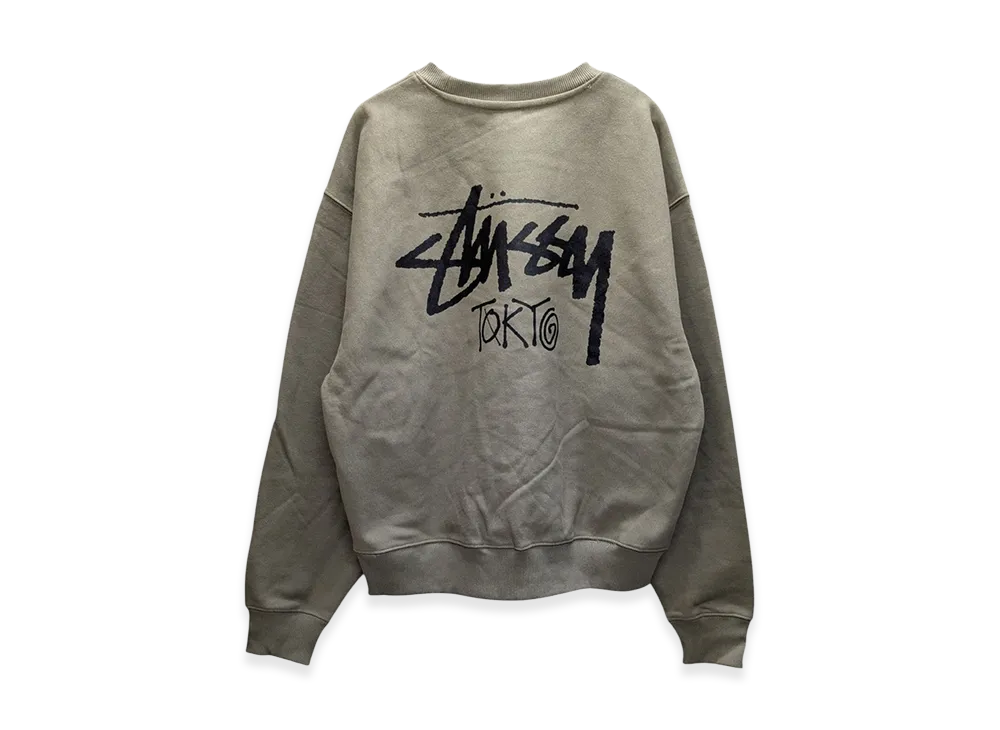 Stussy Tokyo Exclusive Crewneck Sweat "Army"