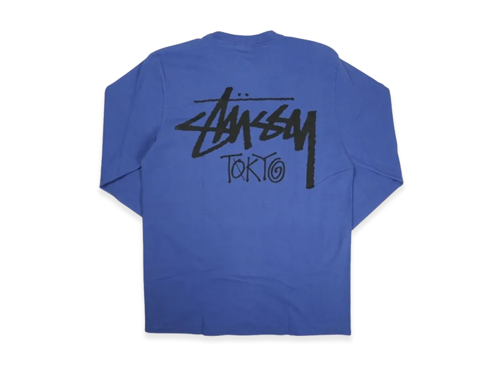 Stussy Tokyo Exclusive L/S Tee "Indigo"