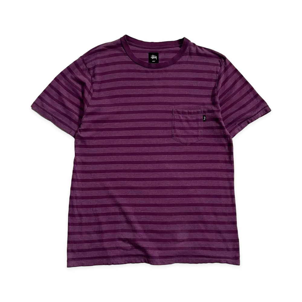 Stussy Stripe T-Shirt "Purple"