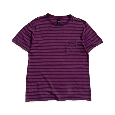 Stussy Stripe T-Shirt "Purple"