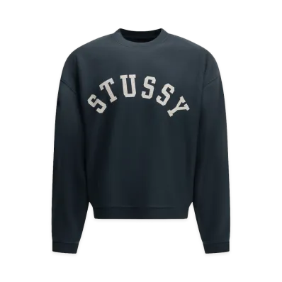 Stussy Sun Faded Crew-Neck Sweatshirt "Blue"
