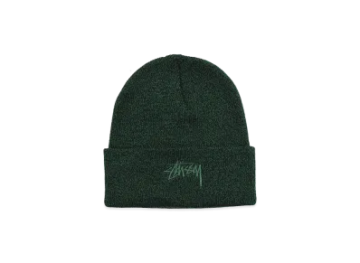 Stussy Stock Cuff Beanie "Dark Green"