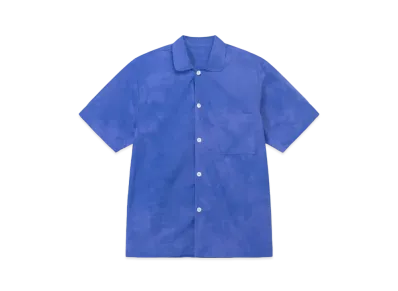 Stussy TEKLA SS POPLIN PAJAMA SHIRT "Ultramarine"